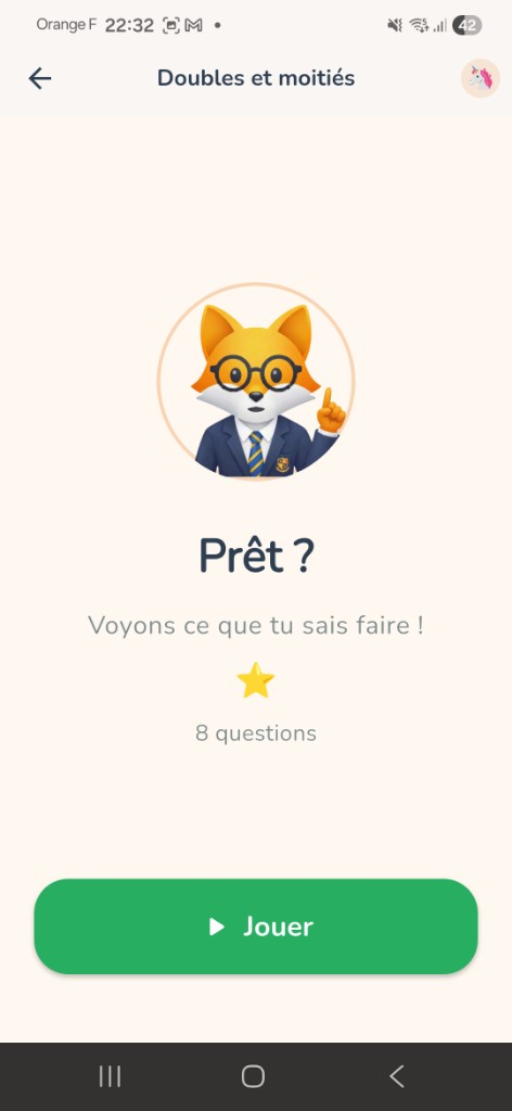 Écran avant de jouer : Prêt ?